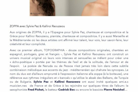 La « Topographia » de Zoppa, disponible depuis le 23 septembre